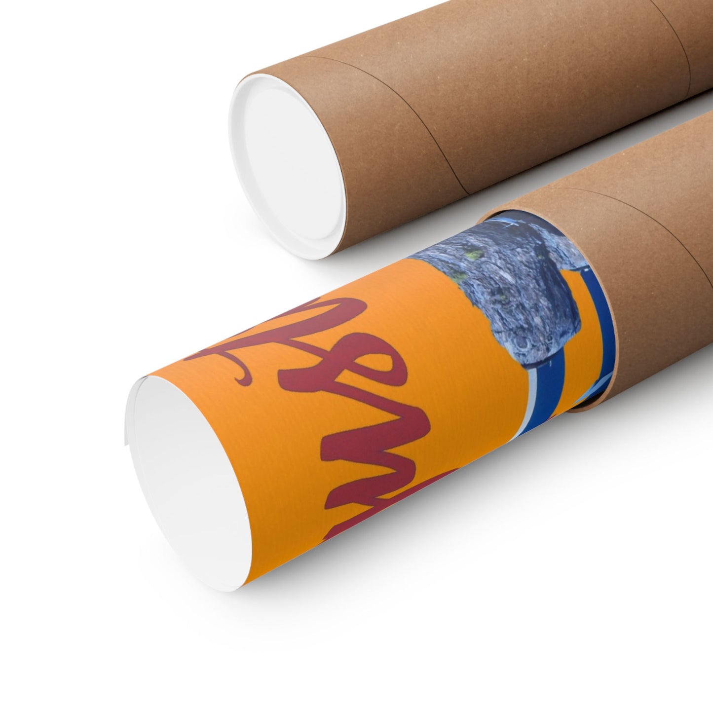 Skiing With Taste Matte Poster