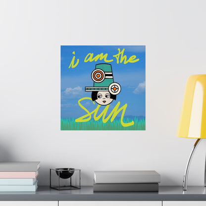 I am the Sun Matte Poster