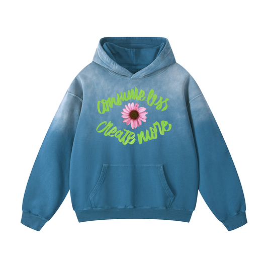 Create More, Consume Less Oversized Hoodie